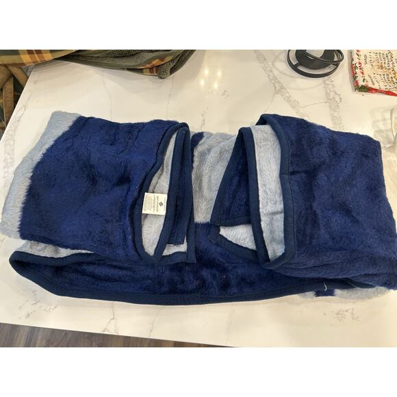 Vtg 1994 Dallas Cowboys Plush Throw Fleece Blanket Team NFL 60”X50” Blue NOS NWT - Picture 10 of 14